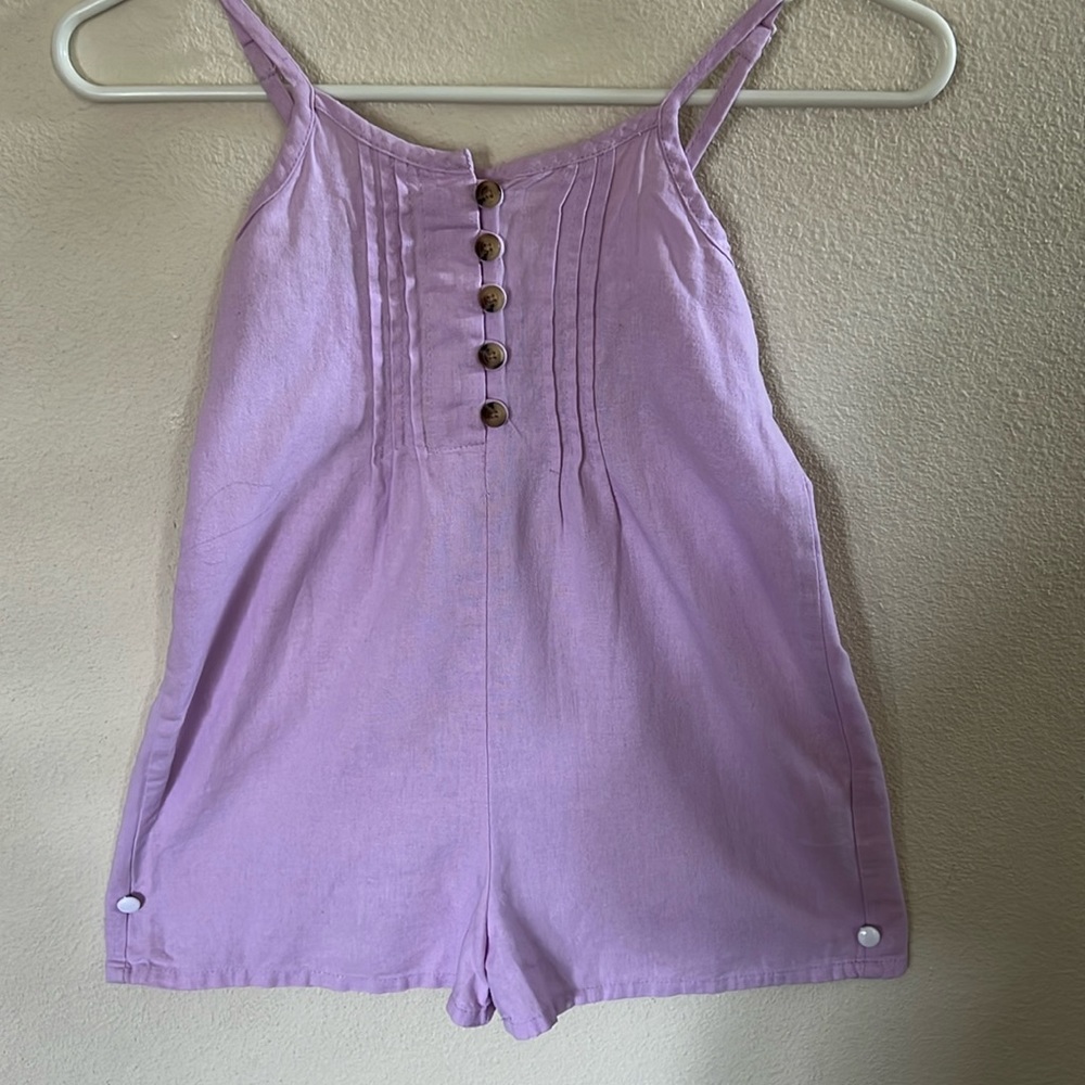 Great condition lavender culotte with straps